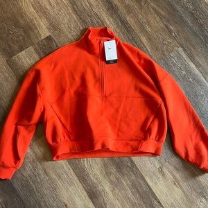 Nike Dri-FIT Bright Orange Half-Zip Top